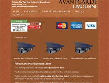 Tablet Screenshot of privatecarservicebarcelonadriver.com